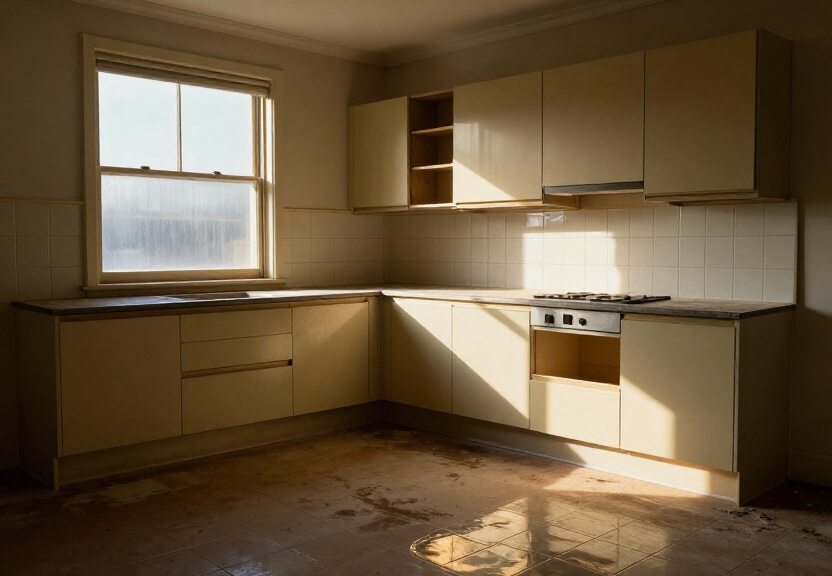 Restored office in Lidcombe after flood damage repair